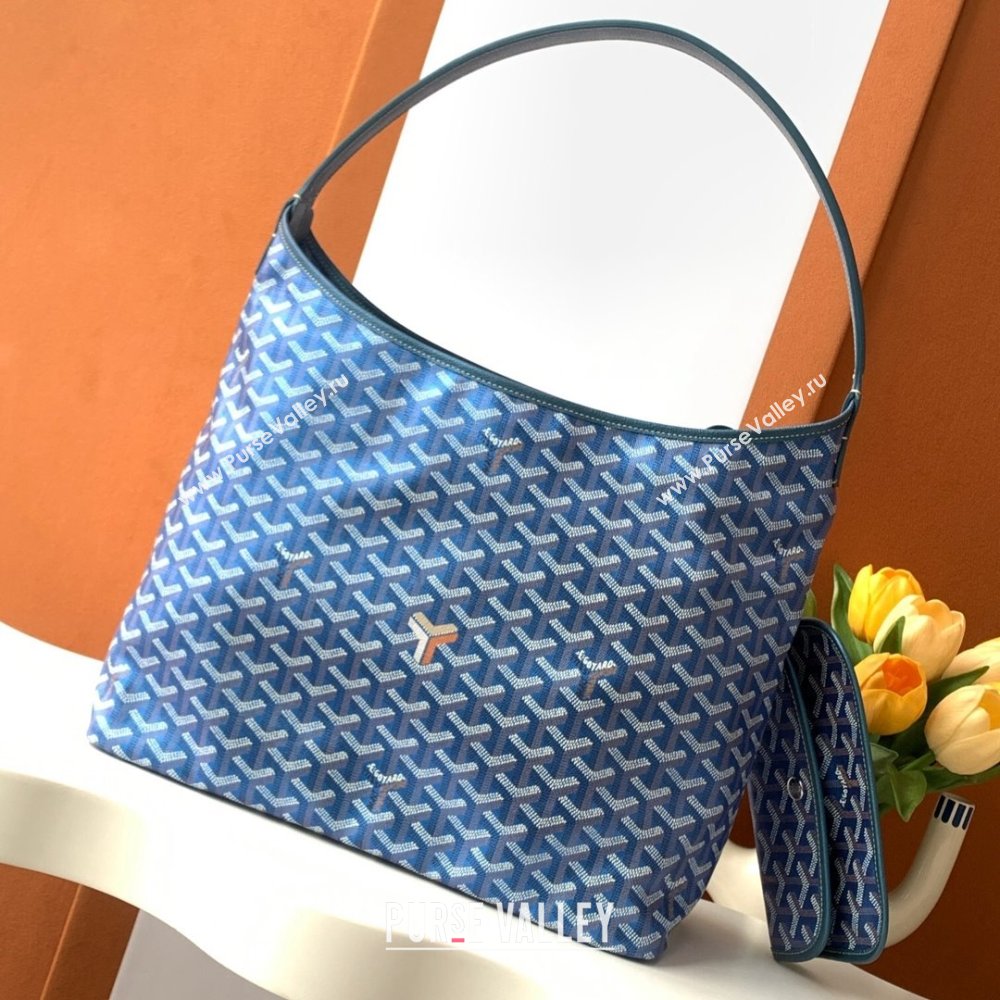 Goyard Boheme Hobo Bag Pearly Blue 2024 (ZH-24112108)