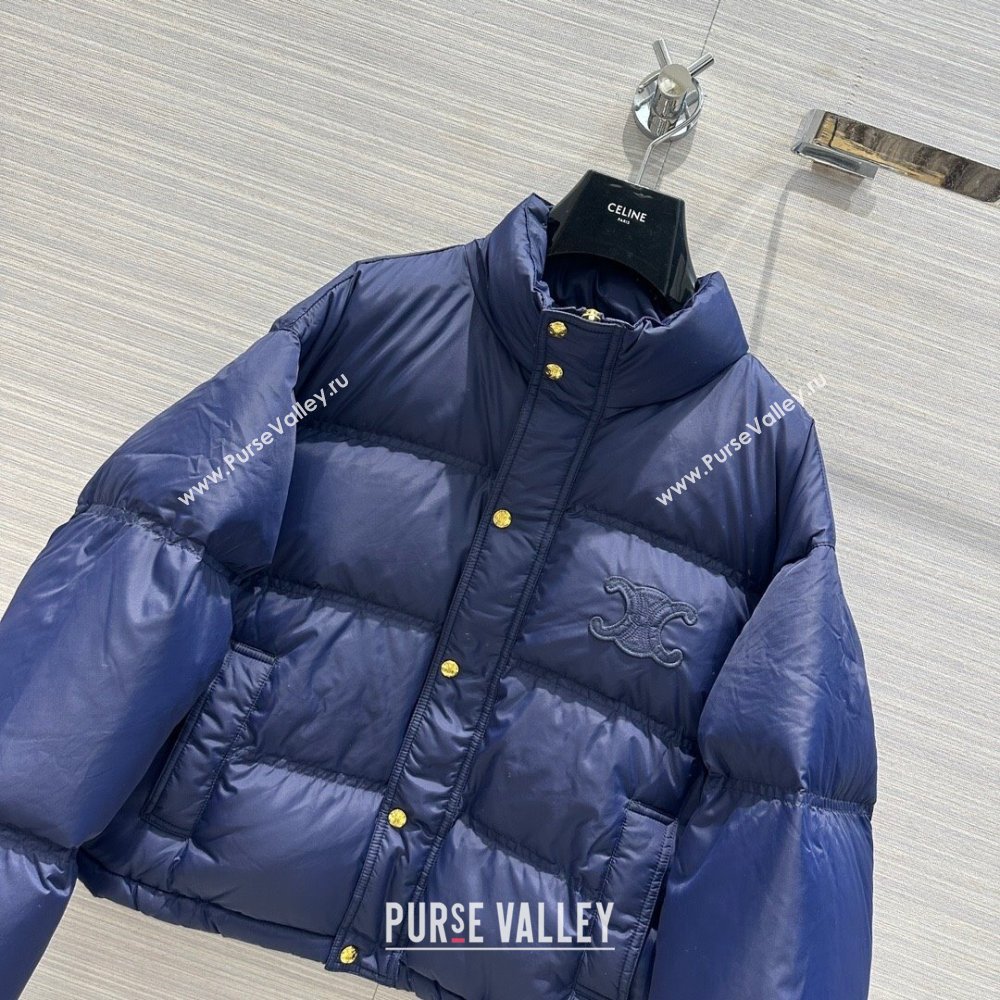 Celine Down Jacket C11228 Blue 2024 (Q-2411228)