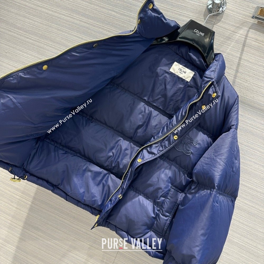 Celine Down Jacket C11228 Blue 2024 (Q-2411228)