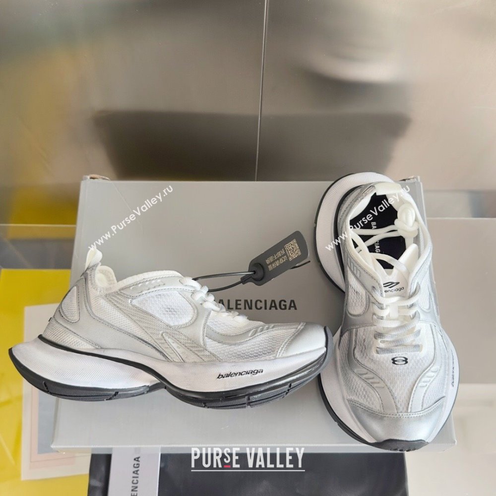 Balenciaga Circuit Sneakers Silver 2024 (For Women and Men) (SS-24100102)