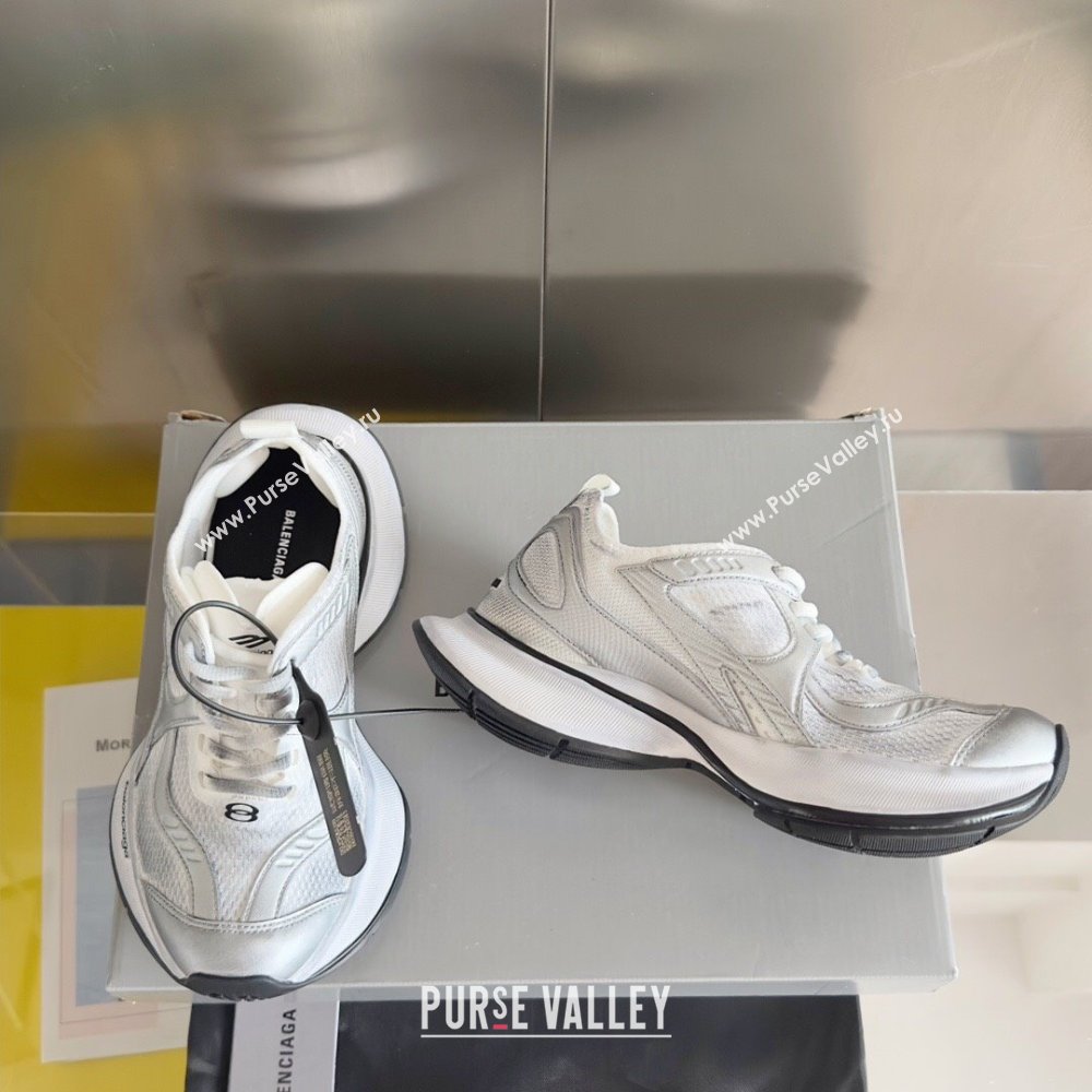 Balenciaga Circuit Sneakers Silver 2024 (For Women and Men) (SS-24100102)