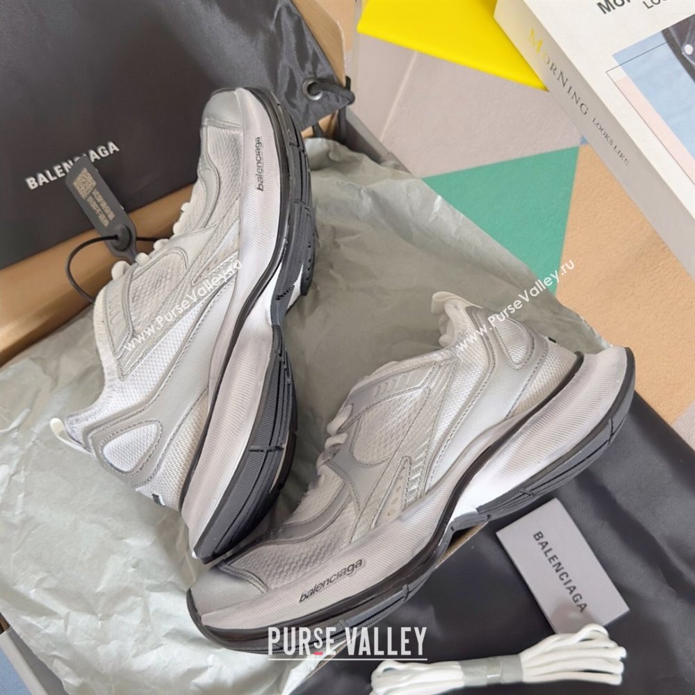 Balenciaga Circuit Sneakers Silver 2024 (For Women and Men) (SS-24100102)