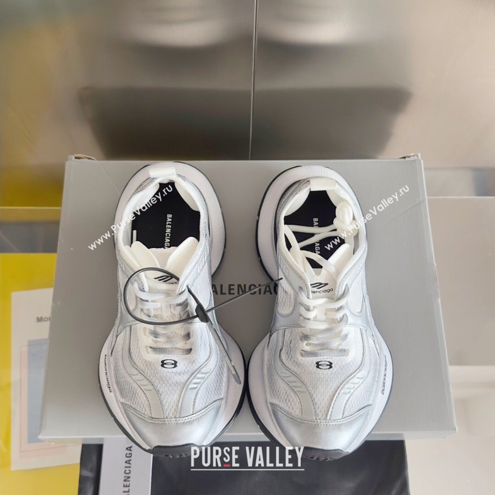 Balenciaga Circuit Sneakers Silver 2024 (For Women and Men) (SS-24100102)