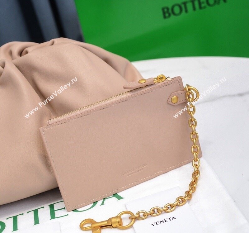 Bottega Veneta Large Pouch Soft Voluminous Clutch Bag Nude Pink 2021 576227L (MS-21102217)