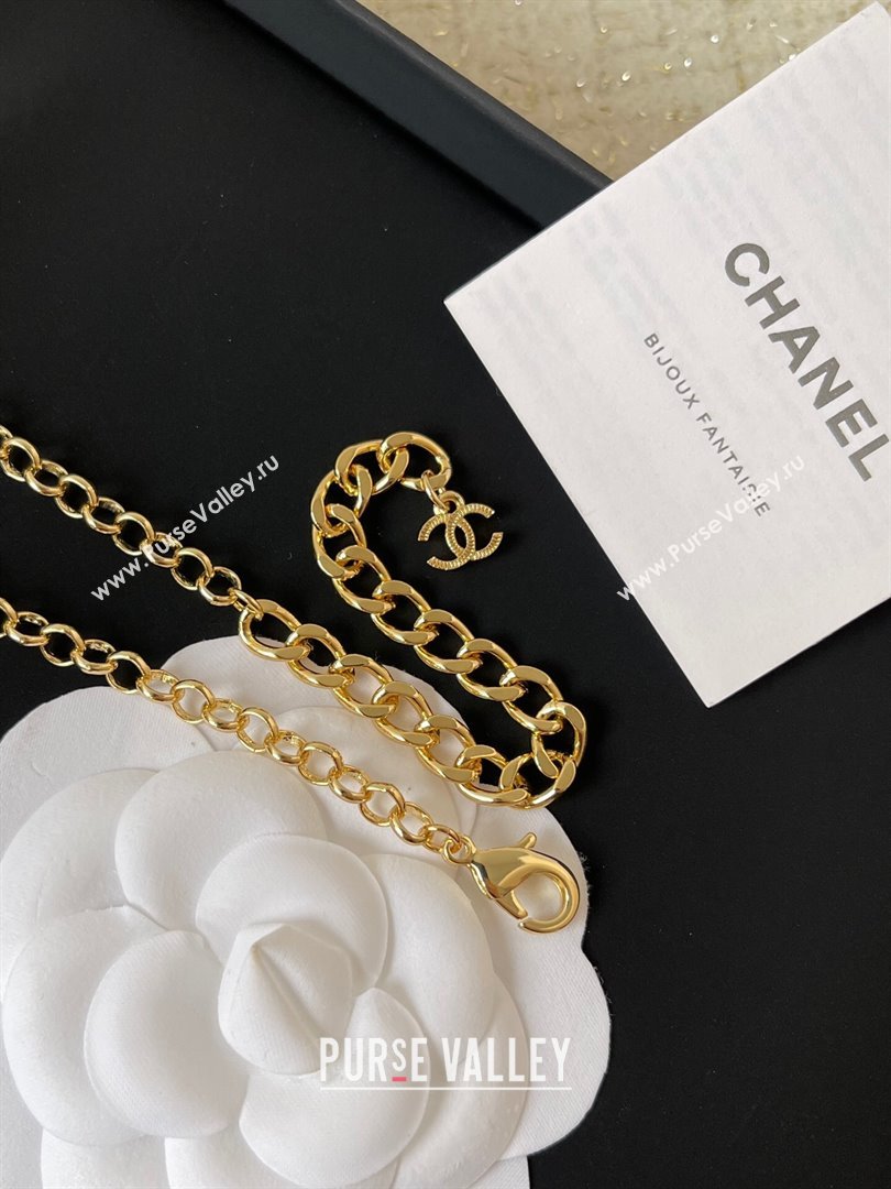 Chanel Pearls Chain Necklace CH62529 Gold 2024 (YF-24062529)