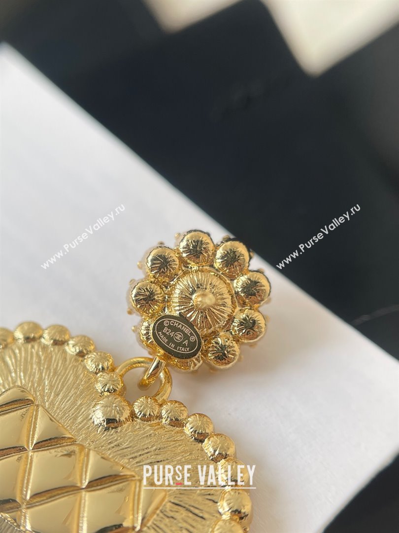 Chanel Heart Earrings CH62707 Gold 2024 (YF-24062707)