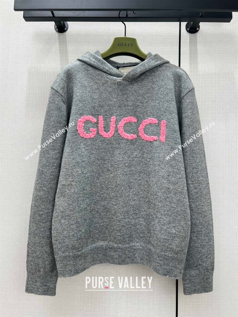 Gucci Wool Sweater G11311 Grey 2024 (Q-2411311)