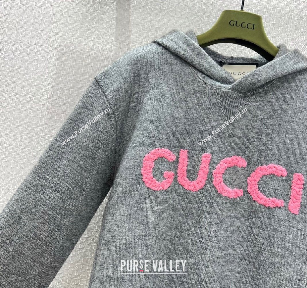 Gucci Wool Sweater G11311 Grey 2024 (Q-2411311)