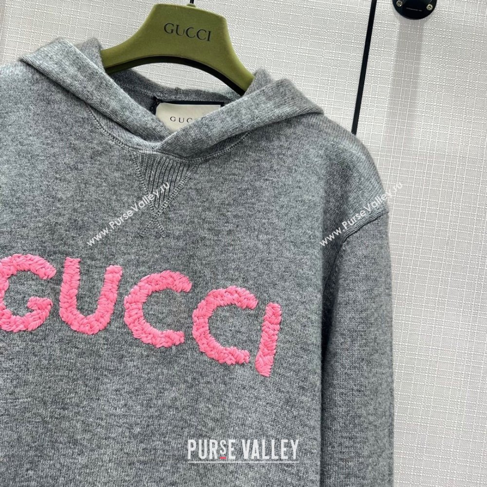 Gucci Wool Sweater G11311 Grey 2024 (Q-2411311)