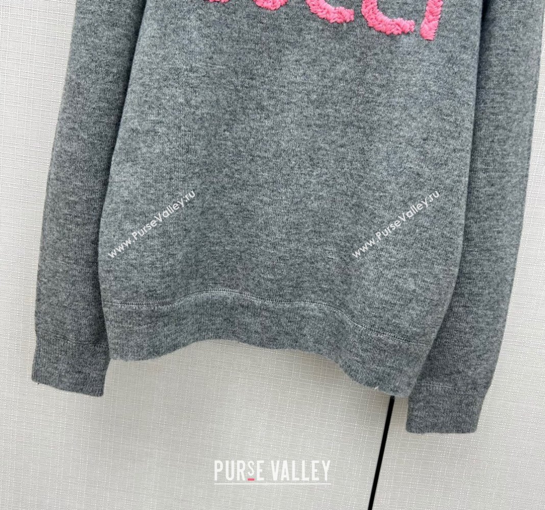 Gucci Wool Sweater G11311 Grey 2024 (Q-2411311)