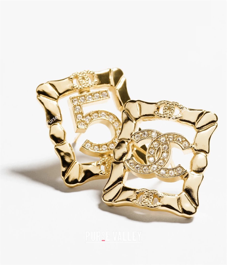 Chanel Square Earrings CH62709 Gold 2024 (YF-24062709)