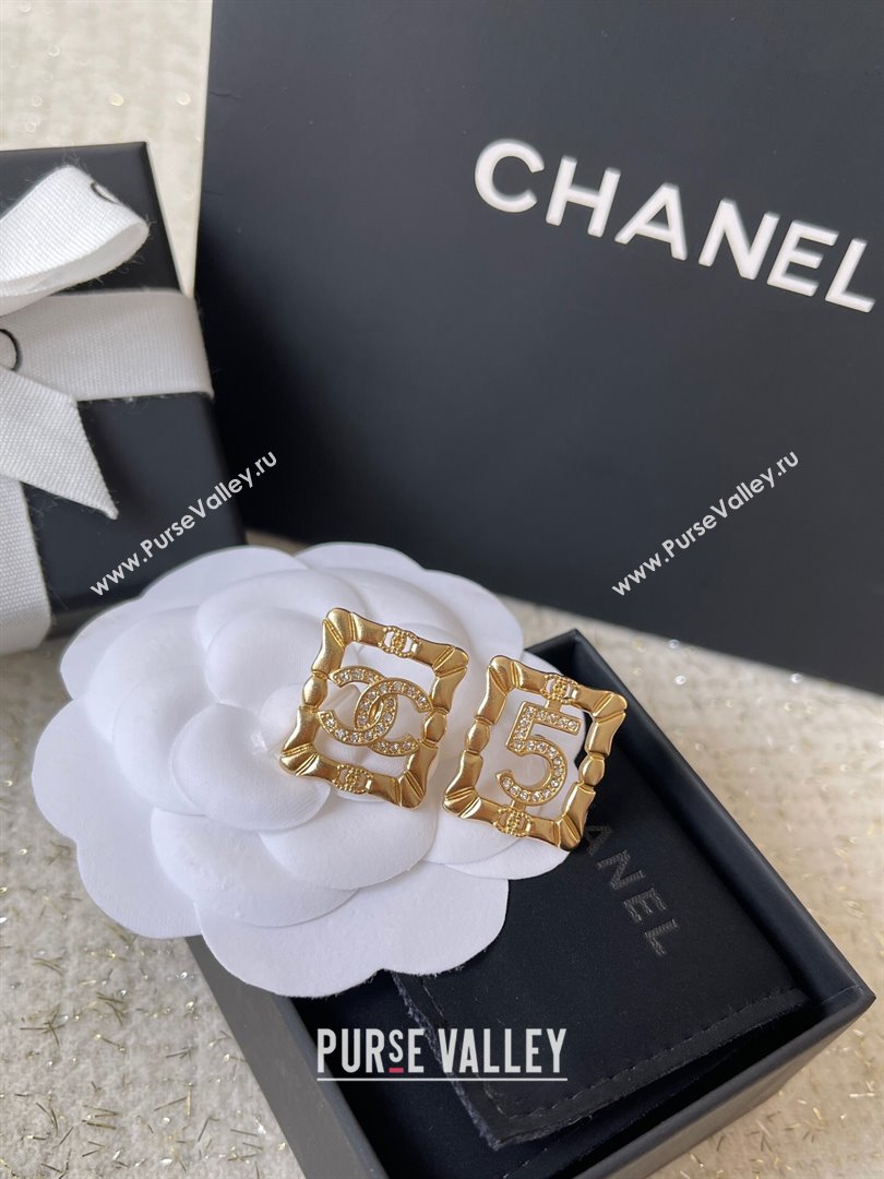 Chanel Square Earrings CH62709 Gold 2024 (YF-24062709)