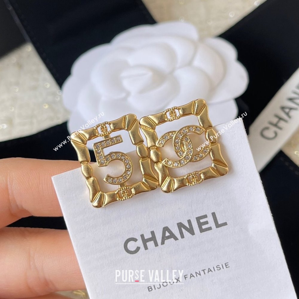 Chanel Square Earrings CH62709 Gold 2024 (YF-24062709)