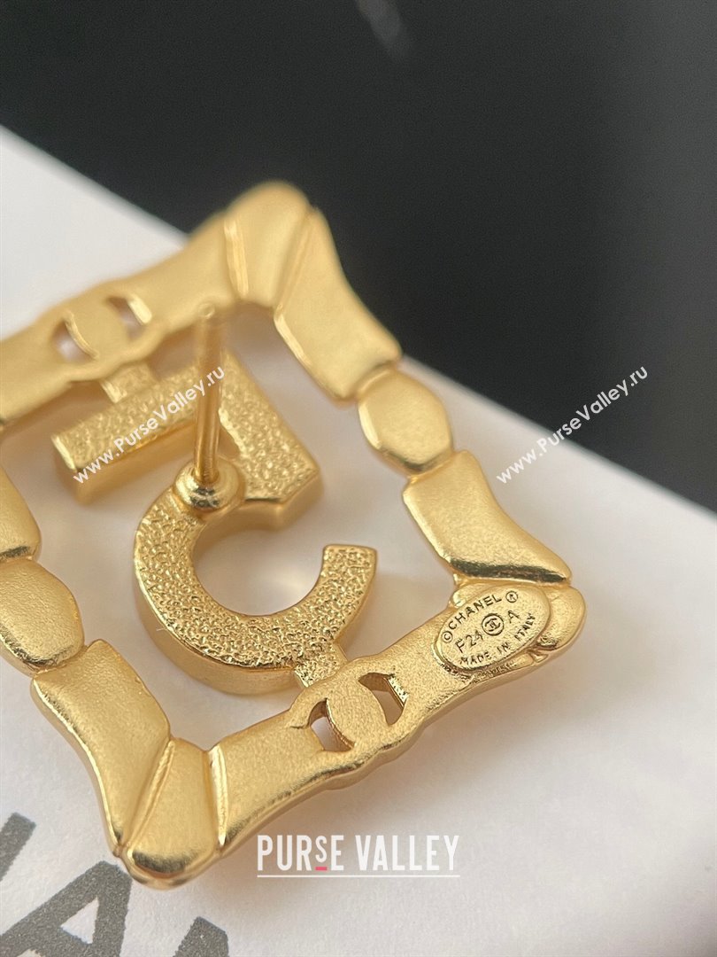 Chanel Square Earrings CH62709 Gold 2024 (YF-24062709)