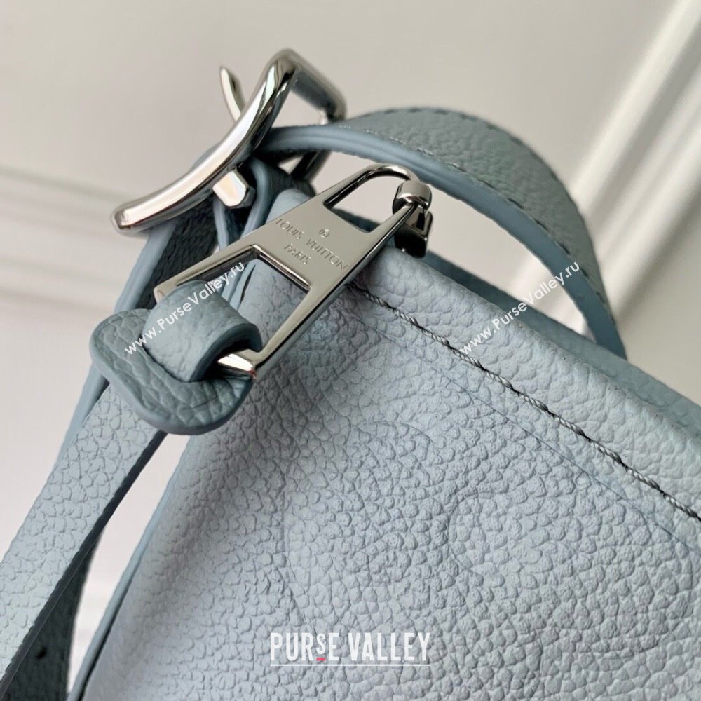 Louis Vuitton CarryAll PM Bag in Grained Monogram Leather M46673 Blue Washed 2024 (K-24080906)