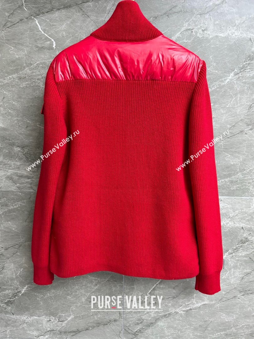 Moncler Down Jacket M11040 Red 2024 (Q-2411040 )