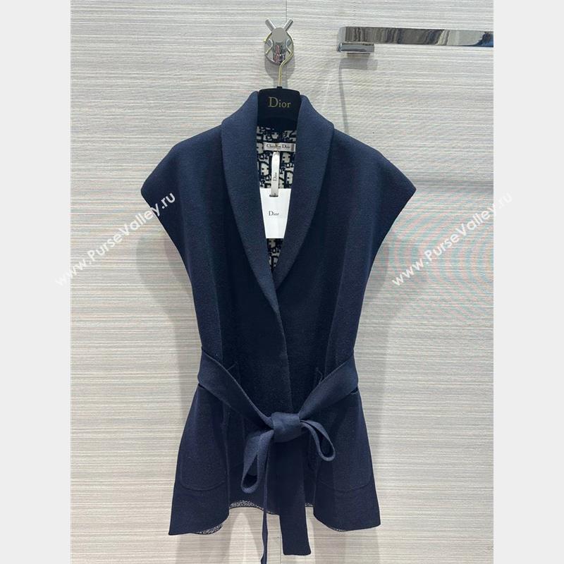 Dior Wool Vest D9514 Blue 2023 (Q-239514)