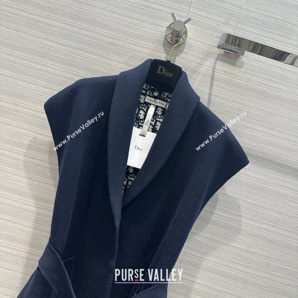 Dior Wool Vest D9514 Blue 2023 (Q-239514)