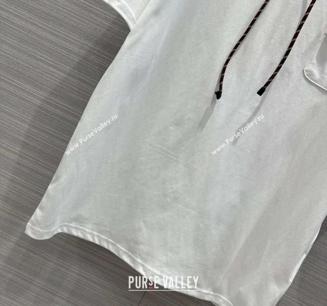 Miu Miu Cotton T-shirt M043017 White 2024 (Q-24043017)