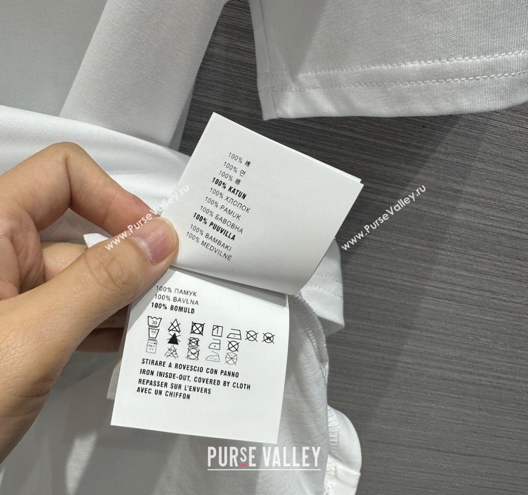 Miu Miu Cotton T-shirt M043017 White 2024 (Q-24043017)