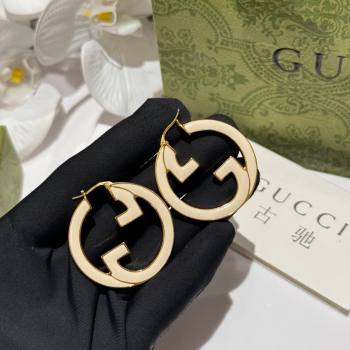 Gucci GG Earrings G62718 White 2024 (YF-24062718)