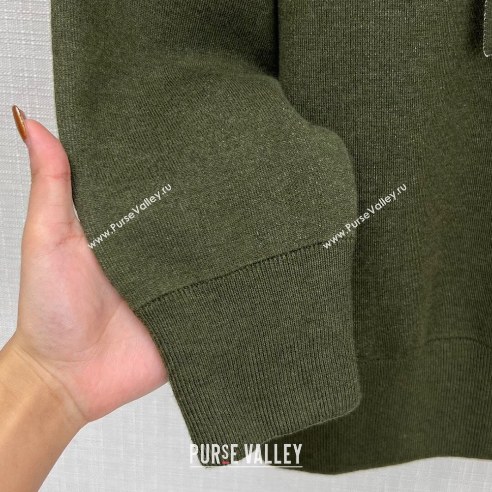 Loewe Wool Sweater L11313 Green 2024 (Q-2411313)