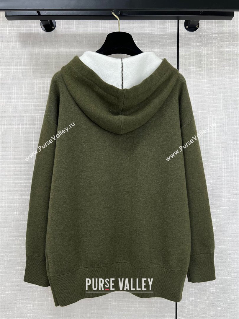 Loewe Wool Sweater L11313 Green 2024 (Q-2411313)