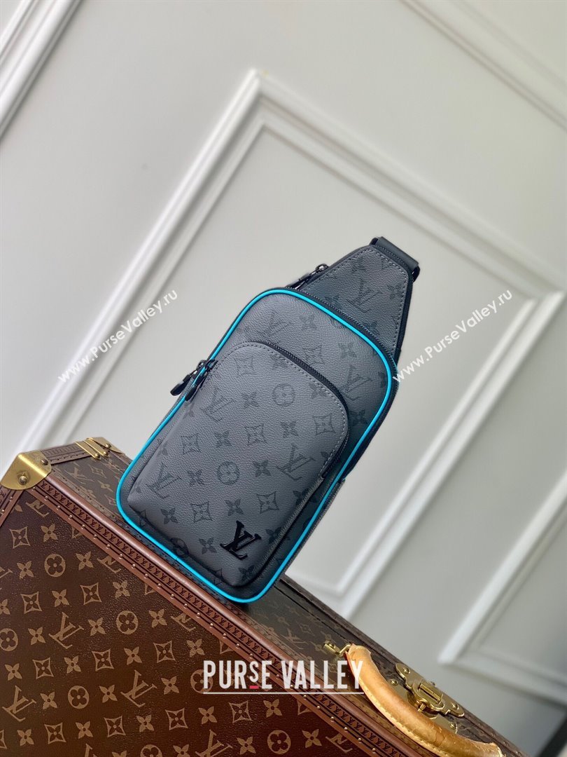 Louis Vuitton Avenue Slingbag PM Bag in Monogram Canvas M11703 Grey 2024 (K-24081004)