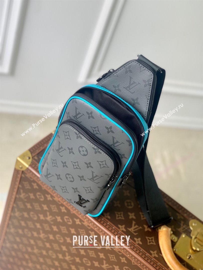 Louis Vuitton Avenue Slingbag PM Bag in Monogram Canvas M11703 Grey 2024 (K-24081004)