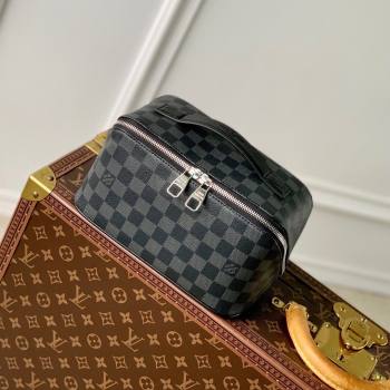 Louis Vuitton Toiletry Bag in Damier Graphite Canvas M77150 Black 2024 (K-24081005)