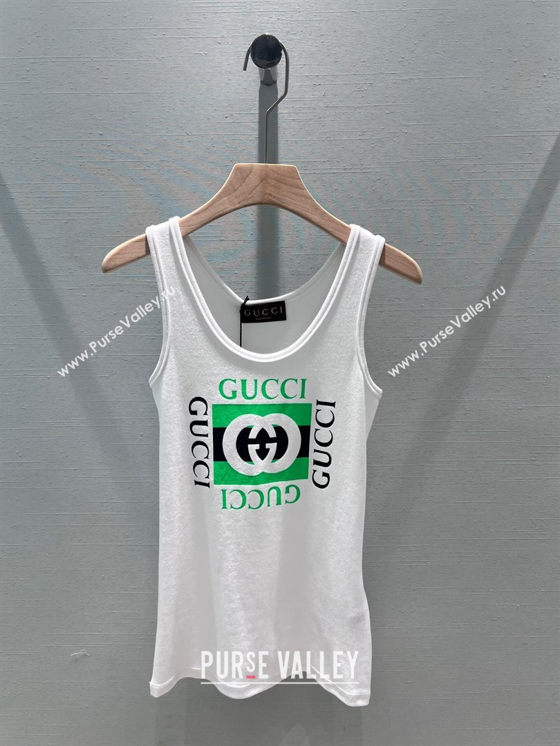 Gucci Vest G043028 White/Green 2024 (Q-24043028)