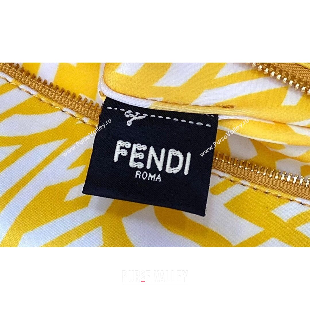 Fendi Sunshine FF Vertigo Medium Shopper Bag Bag Yellow 2021 8379 (CL-21073102)