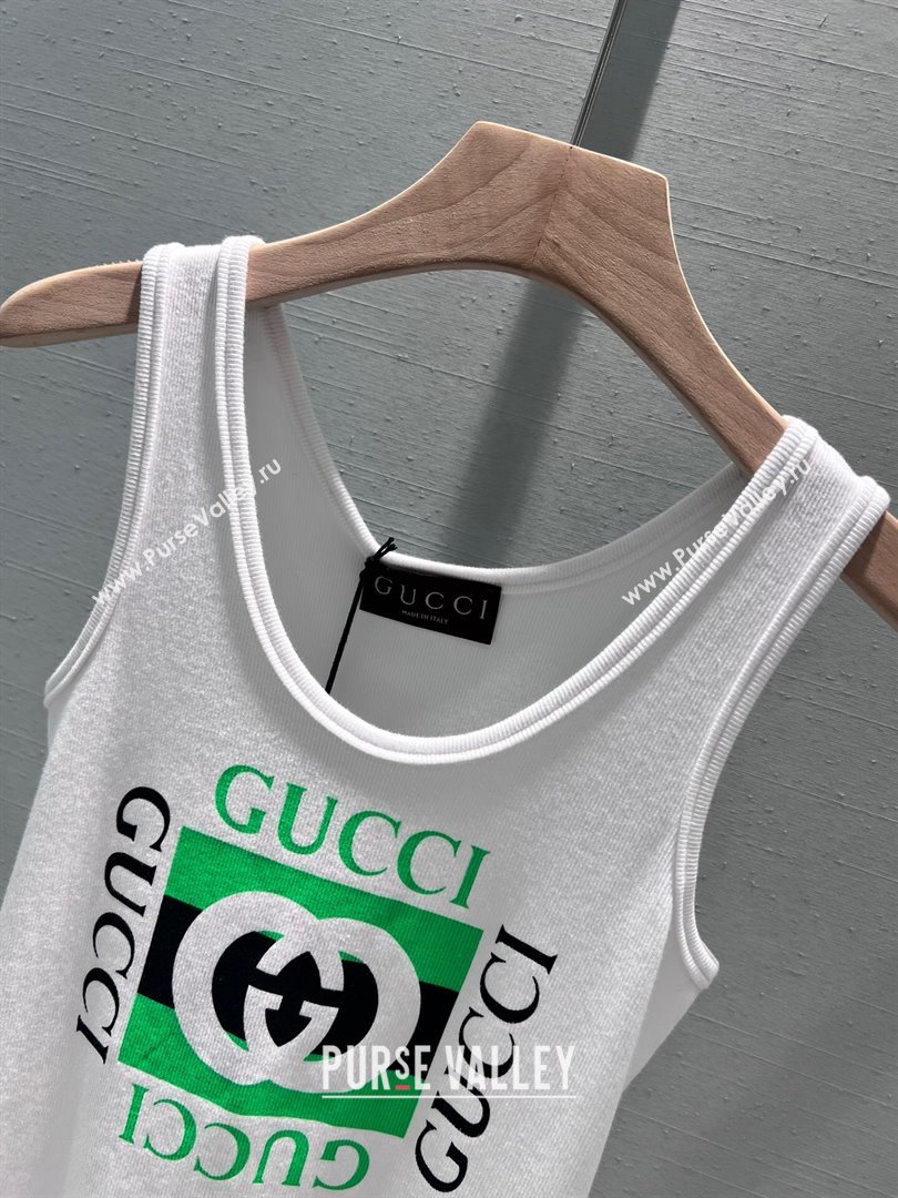 Gucci Vest G043028 White/Green 2024 (Q-24043028)