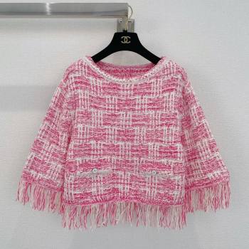 Chanel Knit Sweater CH043029 Pink 2024 (Q-24043029)