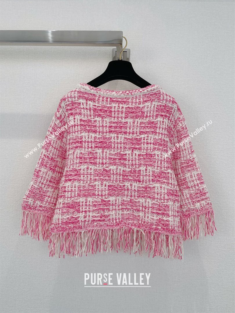 Chanel Knit Sweater CH043029 Pink 2024 (Q-24043029)