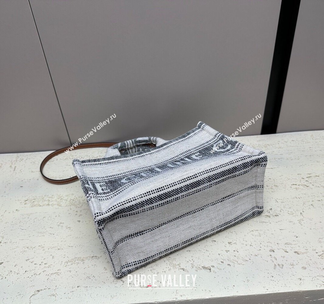 Celine Small Cabas Thais Tote Bag in Textile Dark Blue 199162 2024 (MQ-240312056)