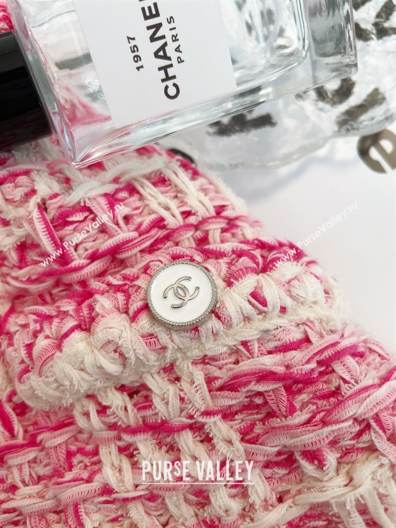 Chanel Knit Skirt CH043030 Pink 2024 (Q-24043030 )