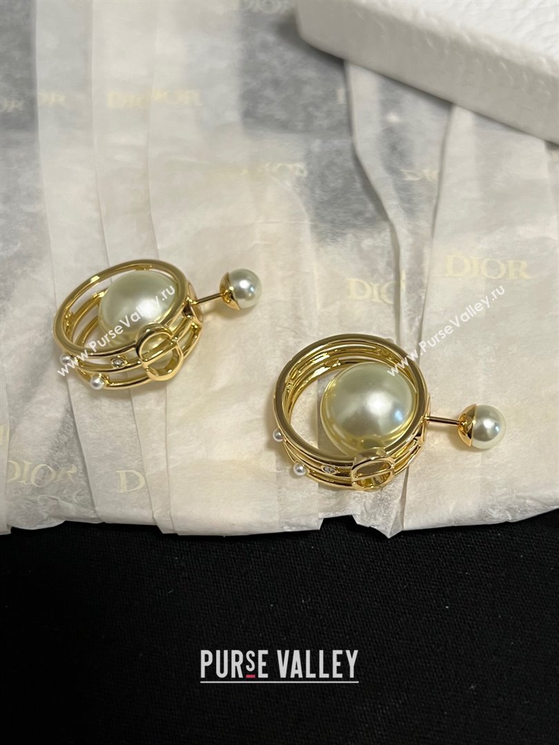 Dior Tribales Earrings D62729 Gold 2024 (YF-24062729)