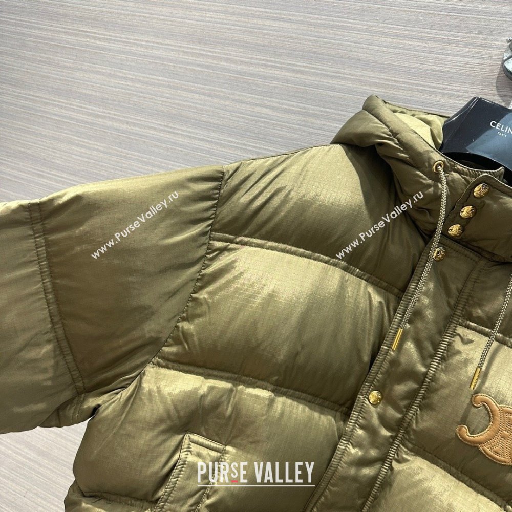 Celine Down Jacket C11229 Green 2024 (Q-2411229)