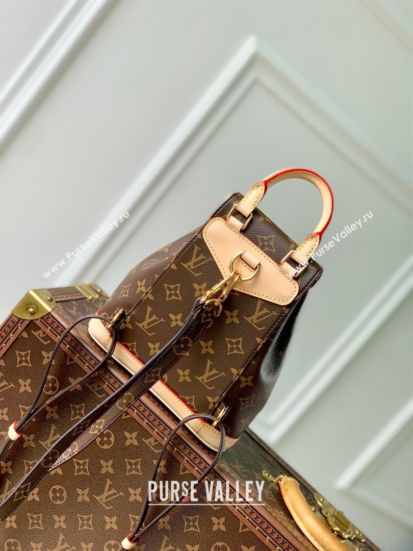 Louis Vuitton Montsouris Mini Backpack in Monogram Canvas M11199 Brown 2024 (K-24081008)