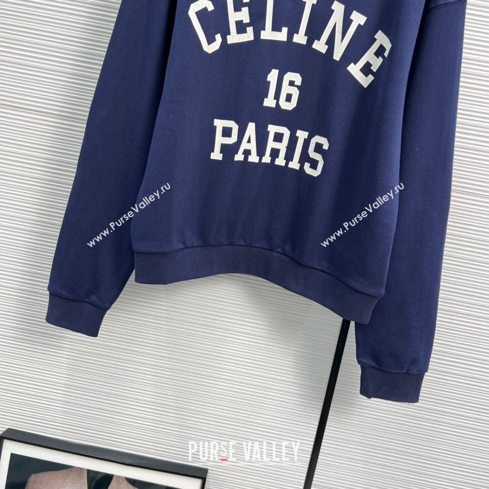 Celine Sweatershirt C102118 Blue 2023 (Q-23102118)