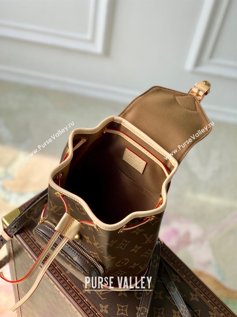 Louis Vuitton Montsouris Mini Backpack in Monogram Canvas M11199 Brown 2024 (K-24081008)