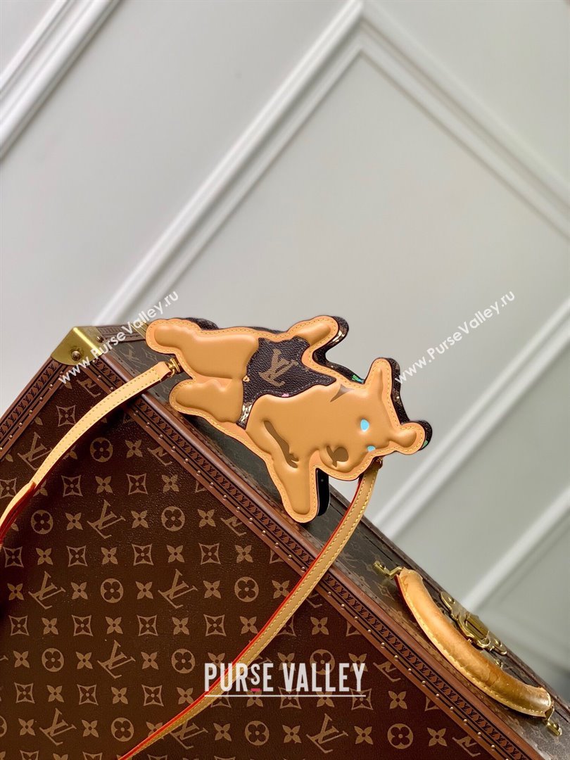 Louis Vuitton Dog On Strap in Monogram Craggy Canvas M83342 Brown 2024 (K-24081011)