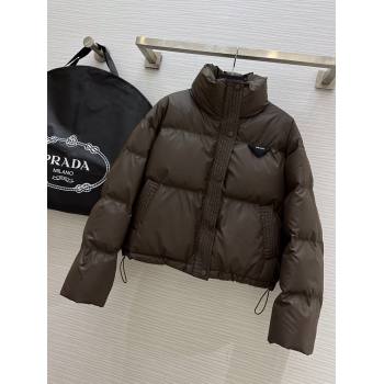 Prada Down Jacket P11009 Chocolate 2024 (Q-2411009)