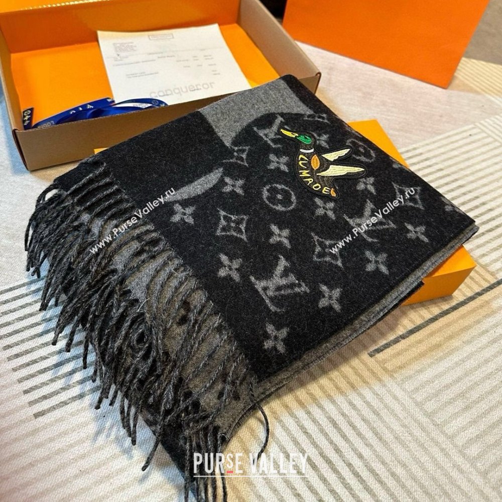 Louis Vuitton x NIGO Cashmere Monogram Scarf MP2681 2024 (A-24112401)