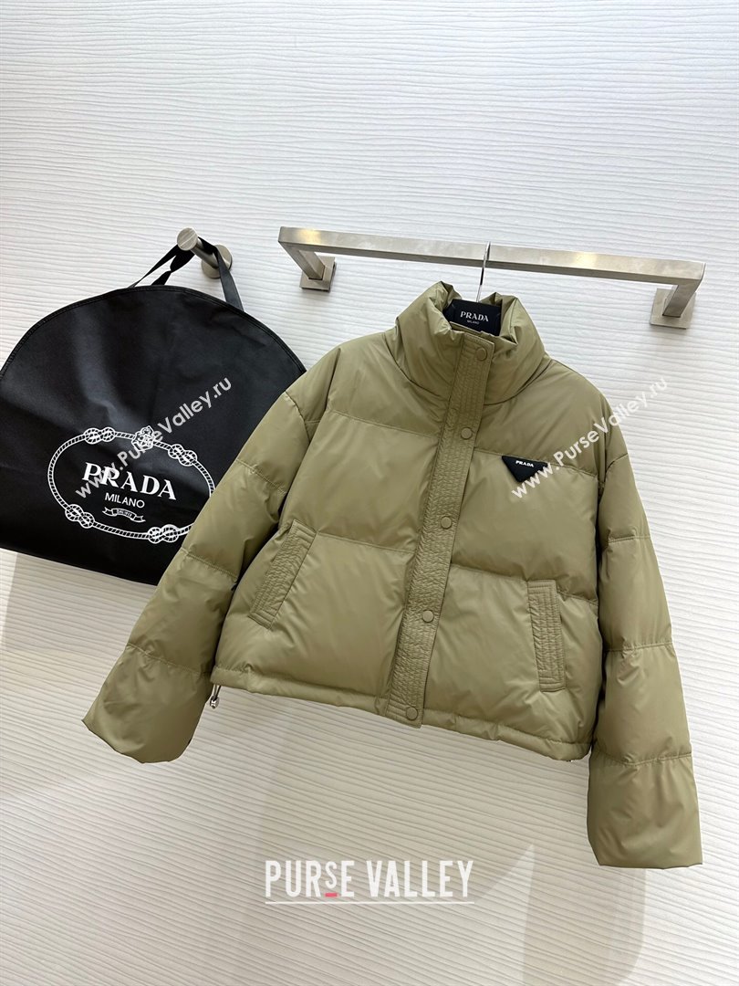 Prada Down Jacket P11010 Green 2024 (Q-2411010)