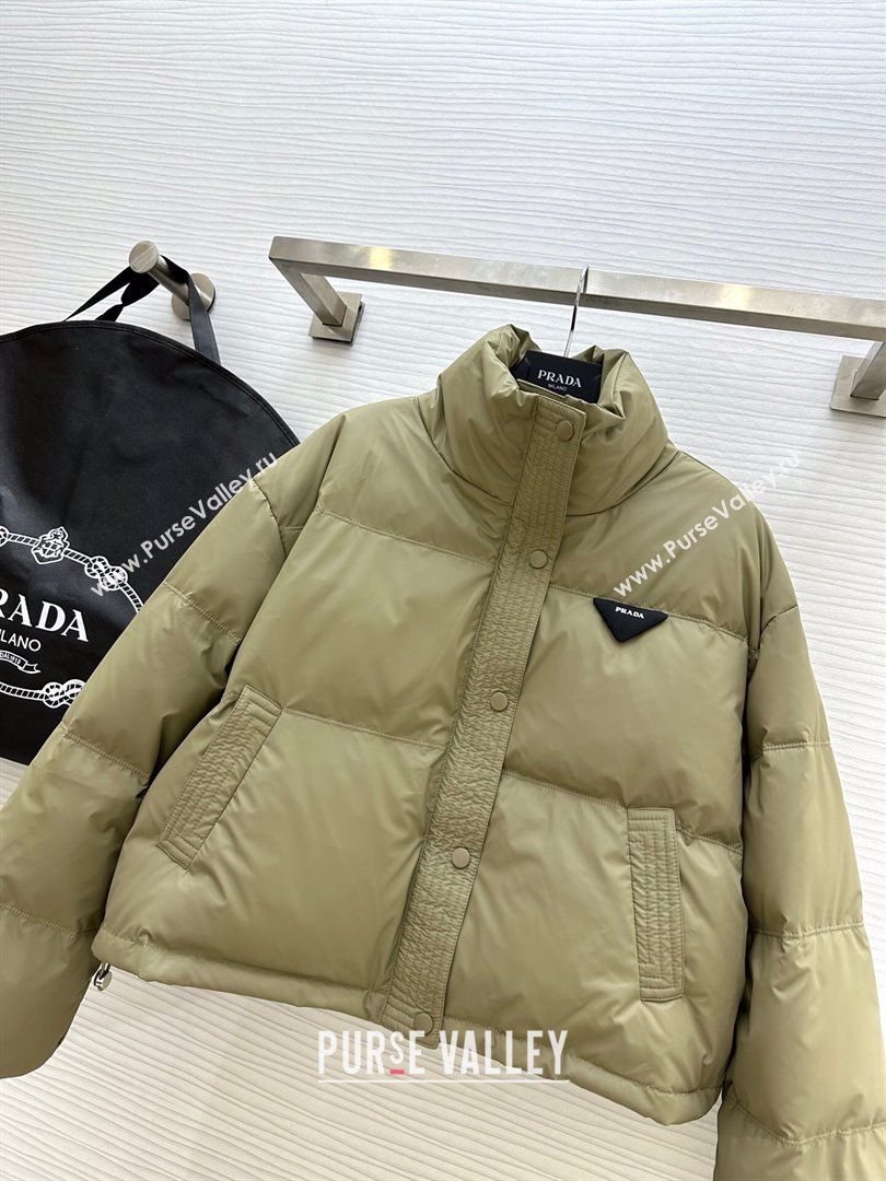 Prada Down Jacket P11010 Green 2024 (Q-2411010)