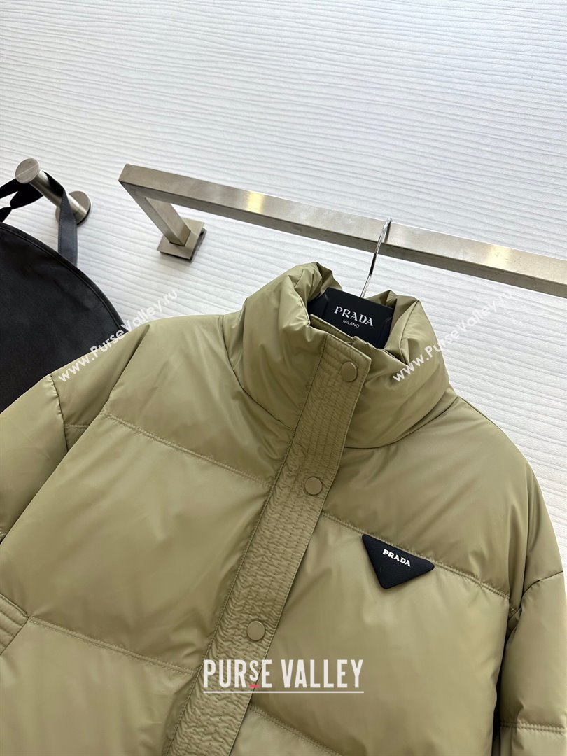 Prada Down Jacket P11010 Green 2024 (Q-2411010)