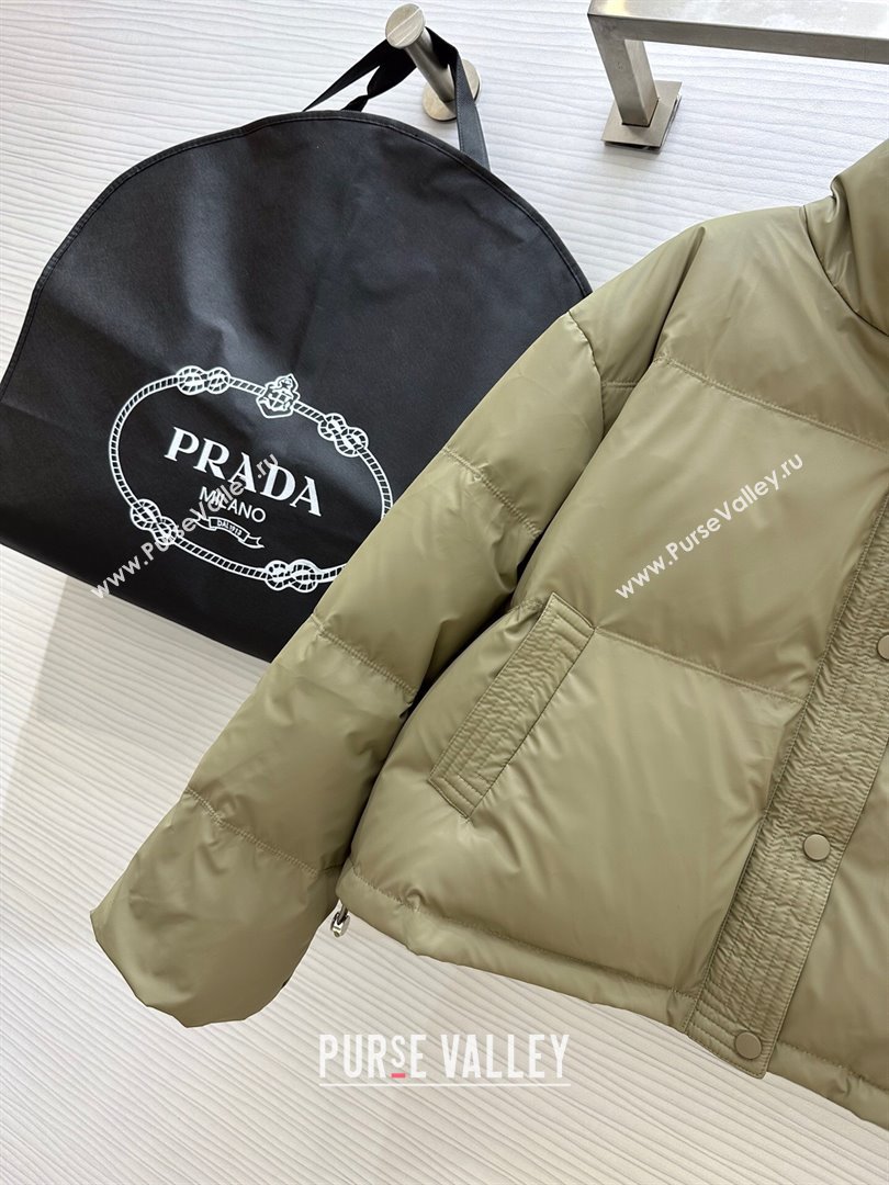 Prada Down Jacket P11010 Green 2024 (Q-2411010)