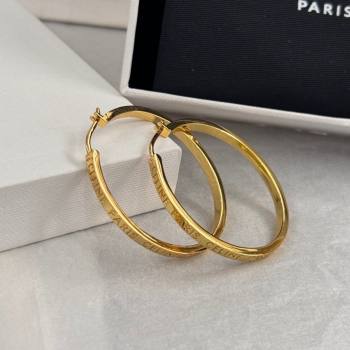 Celine Hoop Earrings C62736 Gold 2024 (YF-24062736)